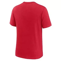 MLB Nike Cincinnati Reds Logo Tri-Blend T-Shirt