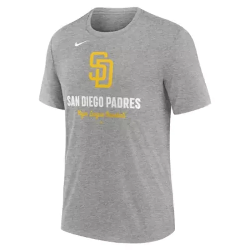 MLB Nike San Diego Padres Logo Tri-Blend T-Shirt