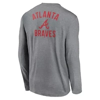 MLB Nike Atlanta Braves 2-Hit Legend Dri-FIT Long Sleeve T-Shirt