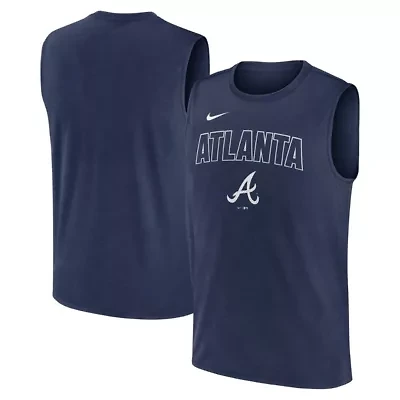 MLB Nike Atlanta Braves Knockout Dri-FIT Muscle Tank Top