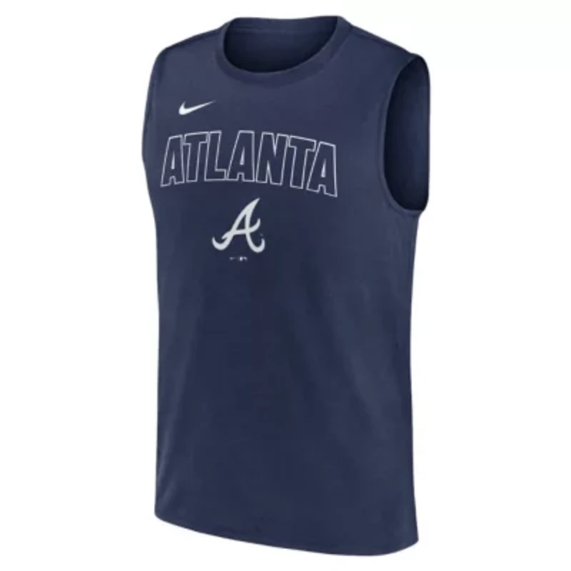 MLB Nike Atlanta Braves Knockout Dri-FIT Muscle Tank Top