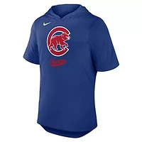 MLB Nike Chicago Cubs Tri-Blend Hoodie T-Shirt