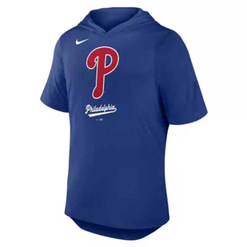 MLB Nike Philadelphia Phillies Tri-Blend Hoodie T-Shirt