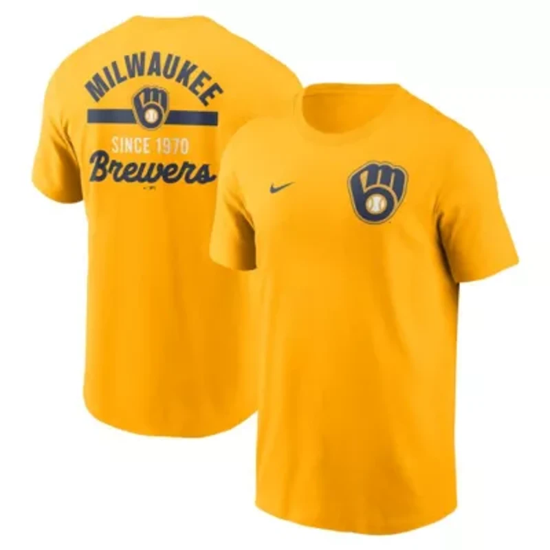 MLB Nike Milwaukee Brewers 2-Hit T-Shirt