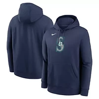 MLB Nike Seattle Mariners Logo Club Fleece Hoodie