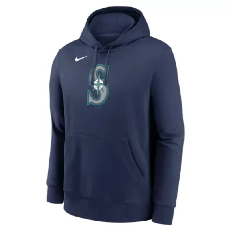 MLB Nike Seattle Mariners Logo Club Fleece Hoodie