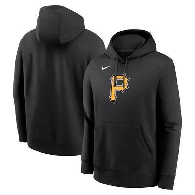 MLB Nike Pittsburgh Pirates Logo Club Fleece Hoodie