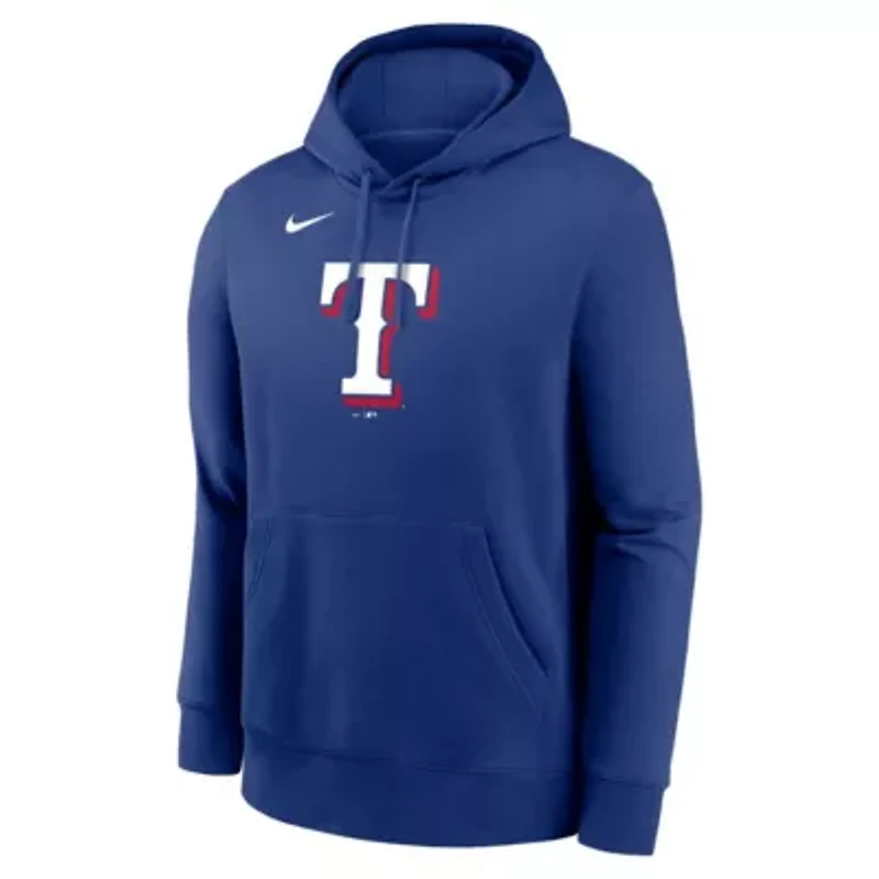 MLB Nike Texas Rangers Logo Club Fleece Hoodie