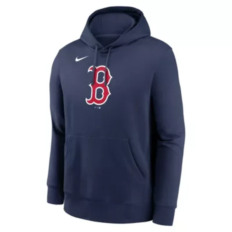 Boston Red Sox MLB Nike Logo Club Fleece Hoodie