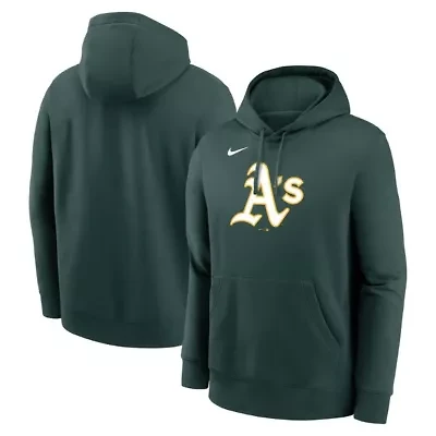 Oakland Athletics MLB Nike Logo Club Fleece Hoodie