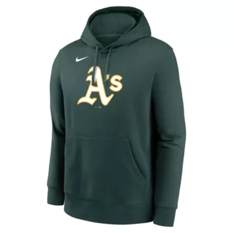 Oakland Athletics MLB Nike Logo Club Fleece Hoodie