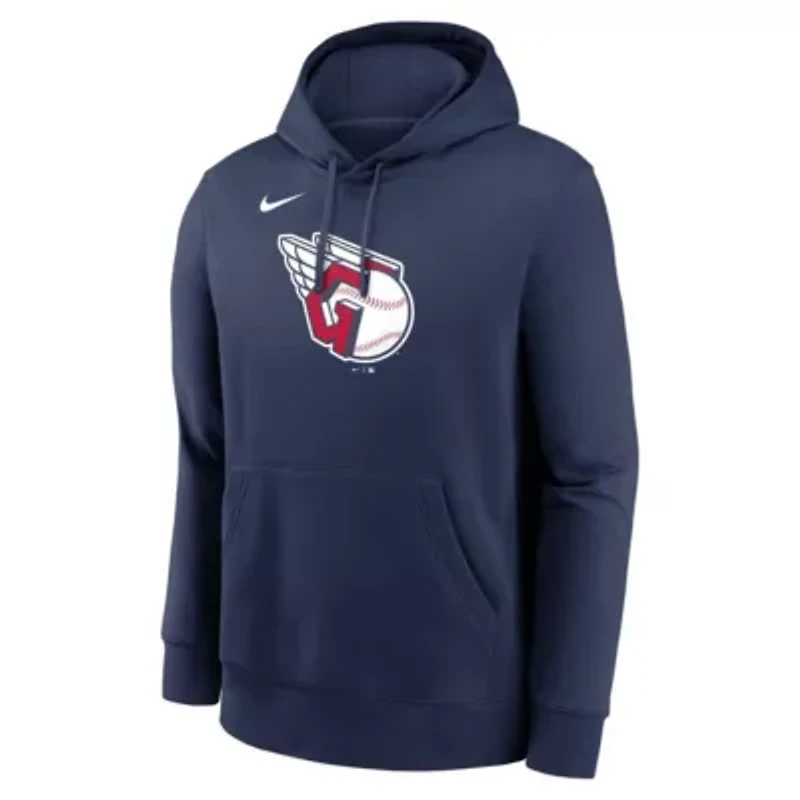 MLB Nike Cleveland Guardians Logo Club Fleece Hoodie