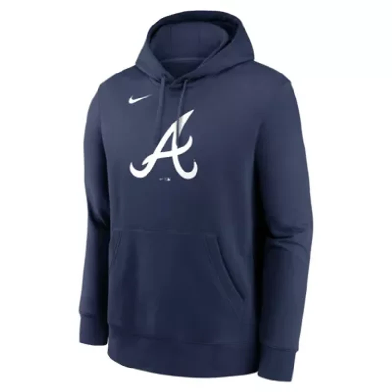 MLB Nike Atlanta Braves Logo Club Fleece Hoodie