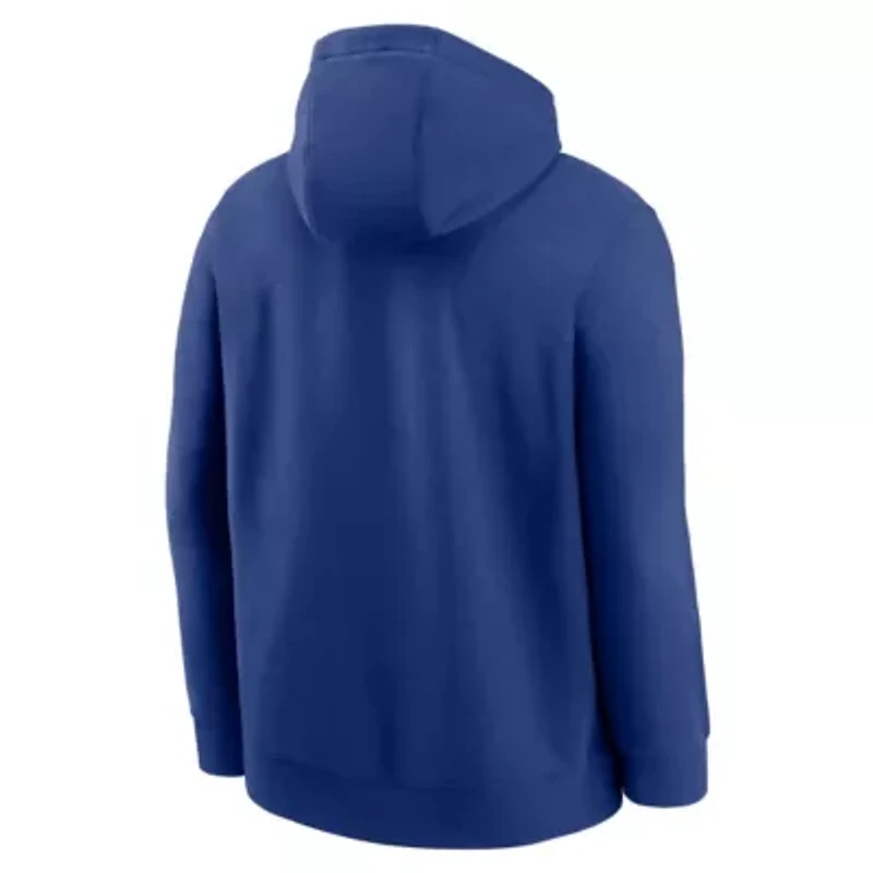 MLB Nike Los Angeles Dodgers Logo Club Fleece Pullover Hoodie