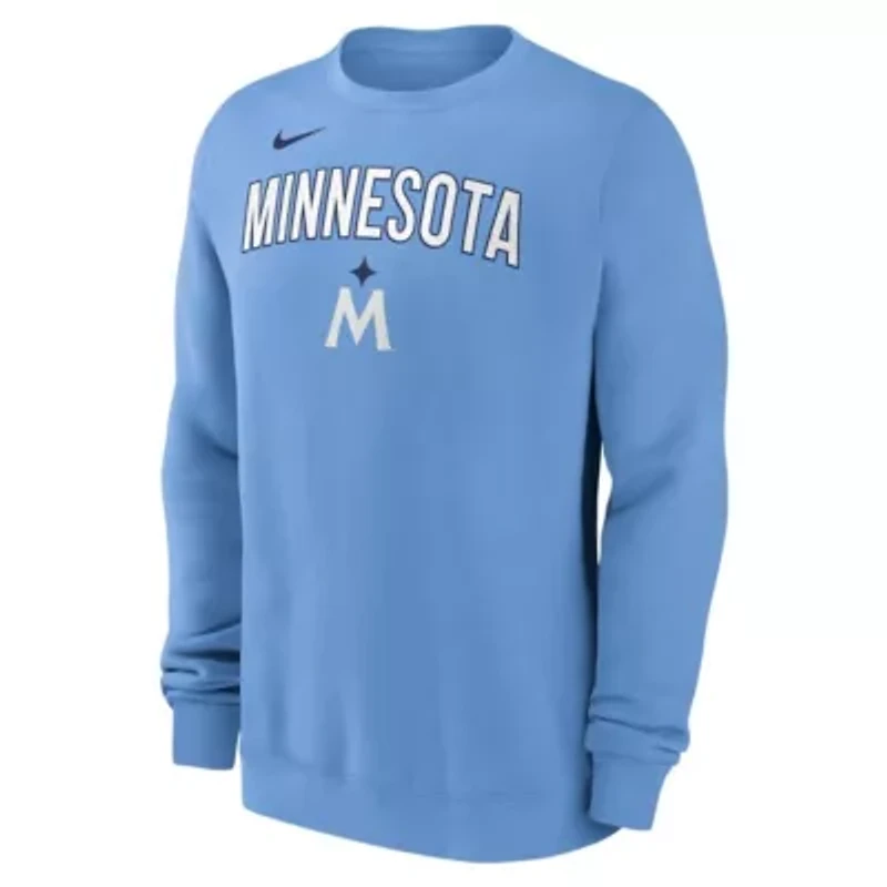 MLB Nike Light Minnesota Twins Pullover Sweatshirt