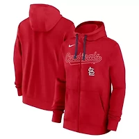 MLB Nike St. Louis Cardinals Knockout Script Full-Zip Hoodie
