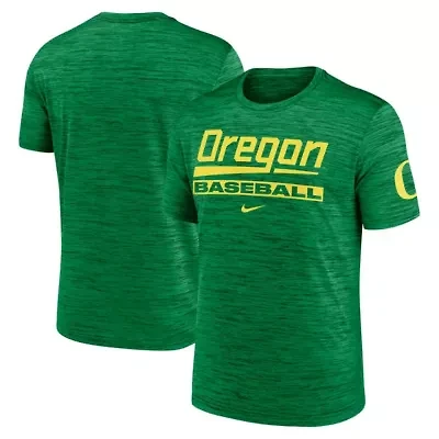 NCAA Nike Oregon Ducks Velocity Baseball Wordmark Stack Dri-FIT T-Shirt