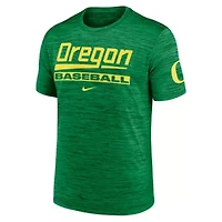 NCAA Nike Oregon Ducks Velocity Baseball Wordmark Stack Dri-FIT T-Shirt