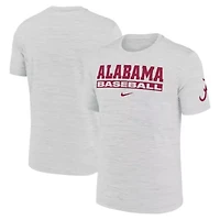 Alabama Crimson Tide NCAA Nike Velocity Baseball Wordmark Stack Dri-FIT T-Shirt