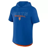 MLB Fanatics New York Mets Clubhouse Optimal Play Raglan Hoodie T-Shirt