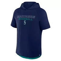 MLB Fanatics Seattle Mariners Clubhouse Optimal Play Raglan Hoodie T-Shirt