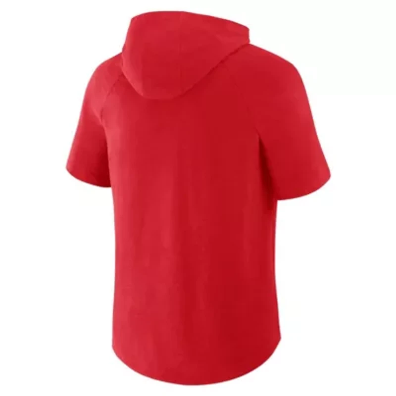 MLB Fanatics Cincinnati Reds Clubhouse Optimal Play Raglan Hoodie T-Shirt