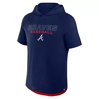 MLB Fanatics Atlanta Braves Clubhouse Optimal Play Raglan Hoodie T-Shirt