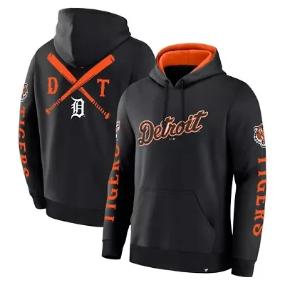 MLB Fanatics Detroit Tigers Big City Legacy Fleece Pullover Hoodie