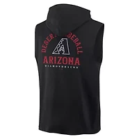 MLB Fanatics Arizona Diamondbacks Fire Speed Sleeveless Pullover Hoodie