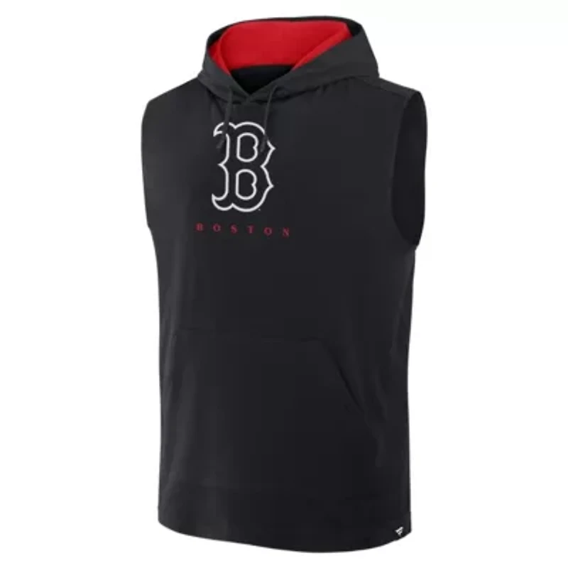 Boston Red Sox MLB Fanatics Fire Speed Sleeveless Pullover Hoodie