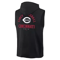 MLB Fanatics Cincinnati Reds Fire Speed Sleeveless Pullover Hoodie