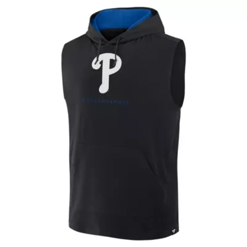 MLB Fanatics Philadelphia Phillies Fire Speed Sleeveless Pullover Hoodie