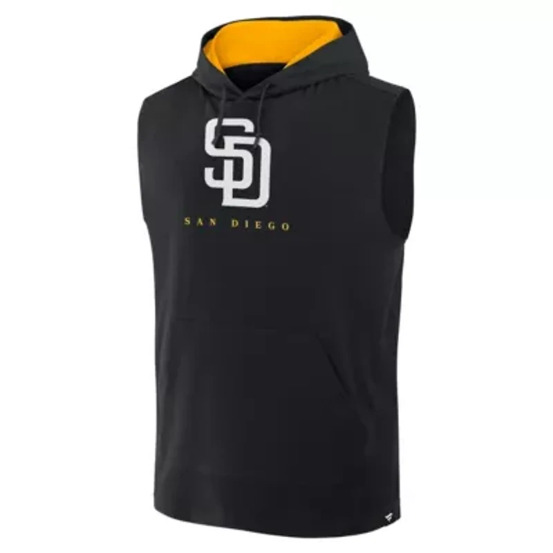 MLB Fanatics San Diego Padres Fire Speed Sleeveless Pullover Hoodie
