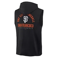 MLB Fanatics San Francisco Giants Fire Speed Sleeveless Pullover Hoodie