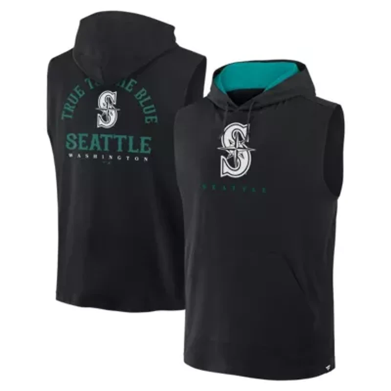 MLB Fanatics Seattle Mariners Fire Speed Sleeveless Pullover Hoodie