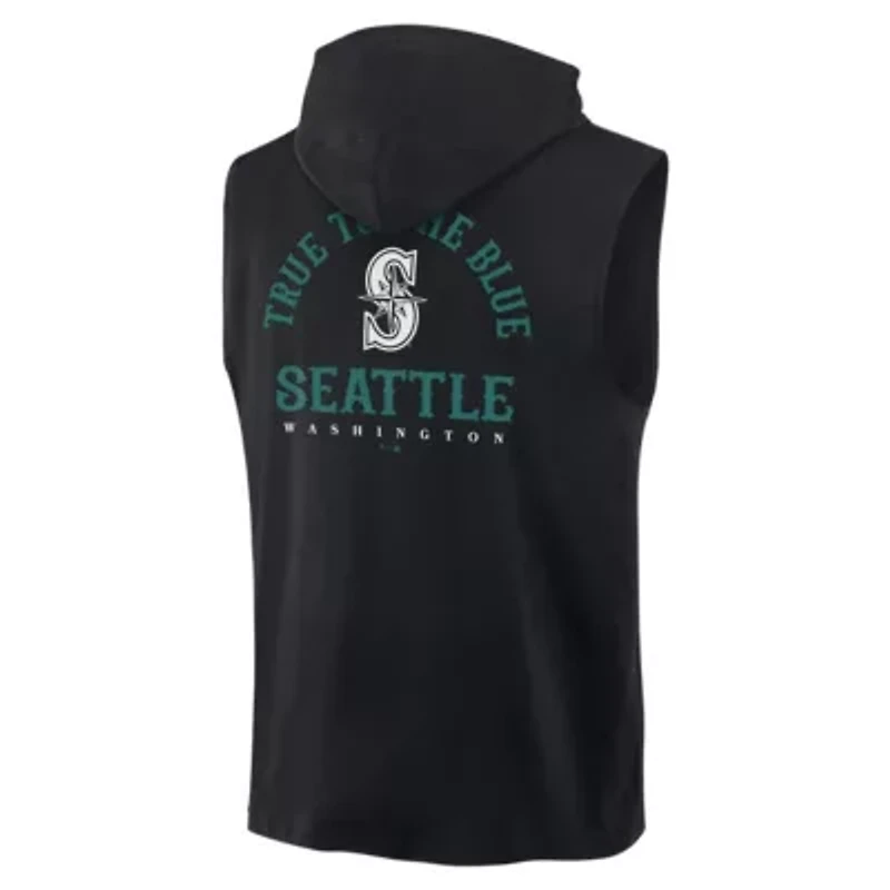 MLB Fanatics Seattle Mariners Fire Speed Sleeveless Pullover Hoodie