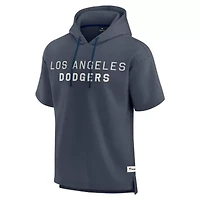 MLB Fanatics Los Angeles Dodgers Elements Future Ground Lettering Short Sleeve Pullover Hoodie
