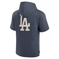 MLB Fanatics Los Angeles Dodgers Elements Future Ground Lettering Short Sleeve Pullover Hoodie