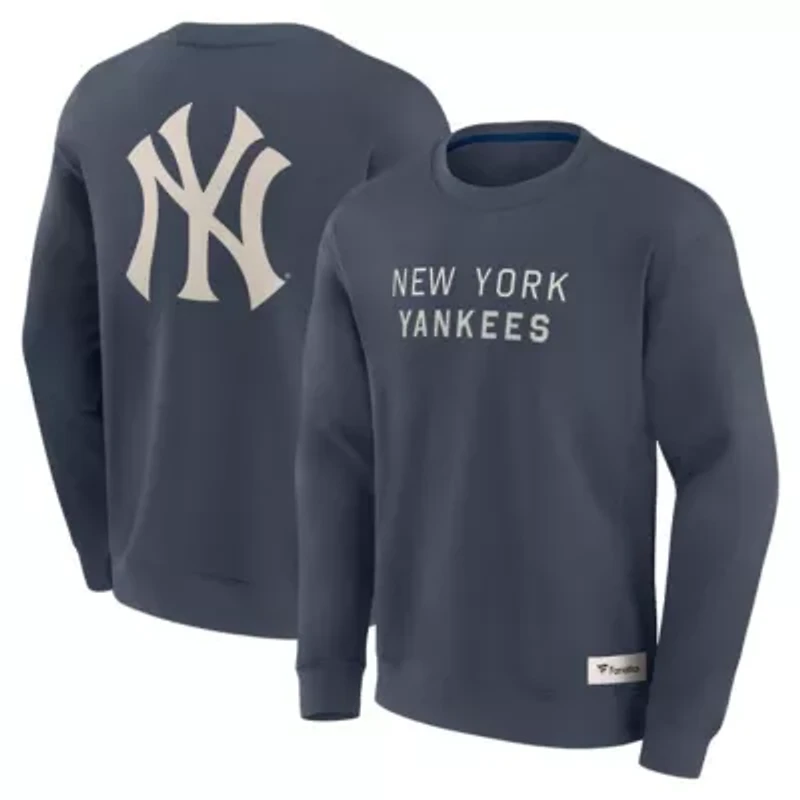 MLB Fanatics New York Yankees Elements Future Ground Lettering Pullover Sweatshirt