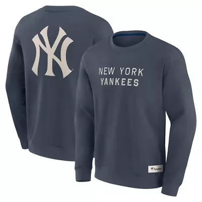 MLB Fanatics New York Yankees Elements Future Ground Lettering Pullover Sweatshirt