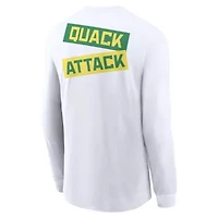 NCAA Nike Oregon Ducks Two-Hit Classic Location Long Sleeve T-Shirt