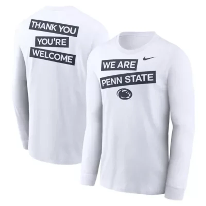 NCAA Nike Penn State Nittany Lions Two-Hit Classic Location Long Sleeve T-Shirt
