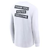 NCAA Nike Penn State Nittany Lions Two-Hit Classic Location Long Sleeve T-Shirt
