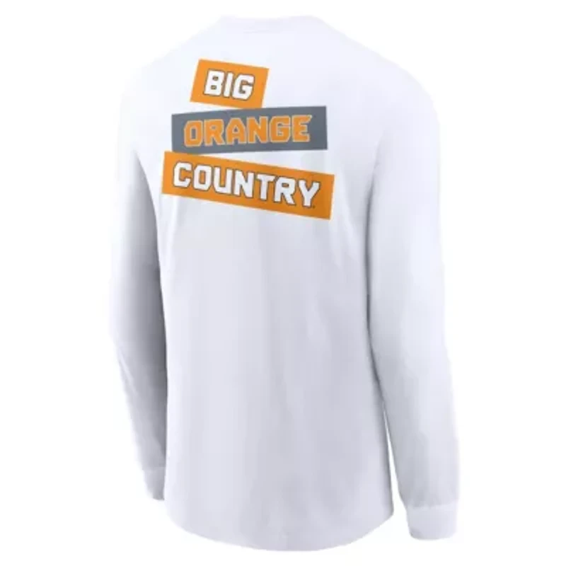 NCAA Nike Tennessee Volunteers Two-Hit Classic Location Long Sleeve T-Shirt