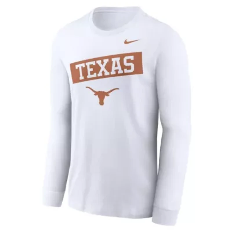 NCAA Nike Texas Longhorns Two-Hit Classic Location Long Sleeve T-Shirt
