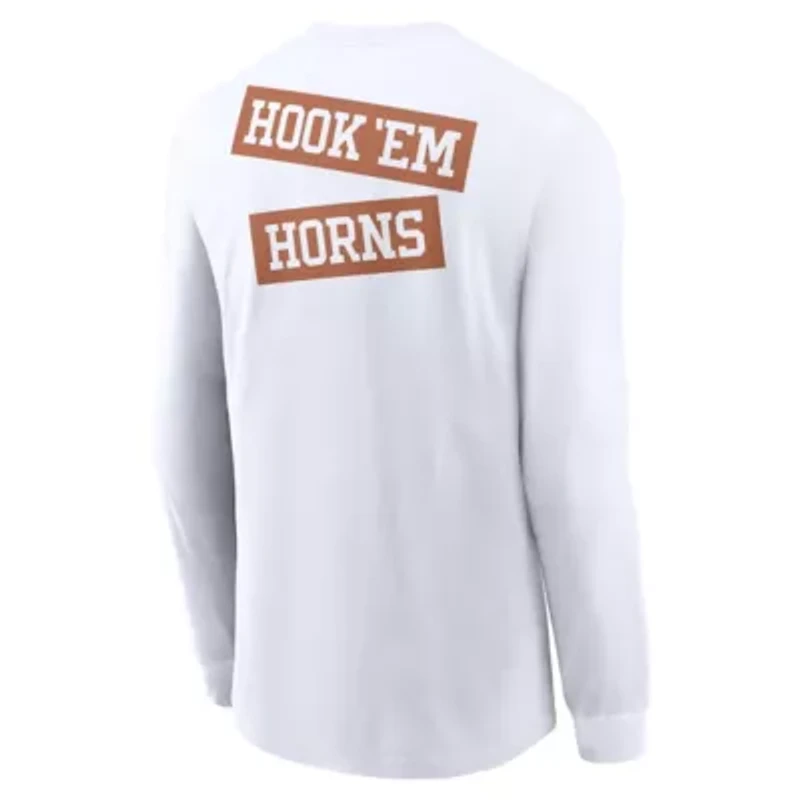 NCAA Nike Texas Longhorns Two-Hit Classic Location Long Sleeve T-Shirt