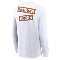 NCAA Nike Texas Longhorns Two-Hit Classic Location Long Sleeve T-Shirt