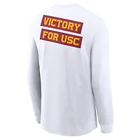 NCAA Nike USC Trojans Two-Hit Classic Location Long Sleeve T-Shirt