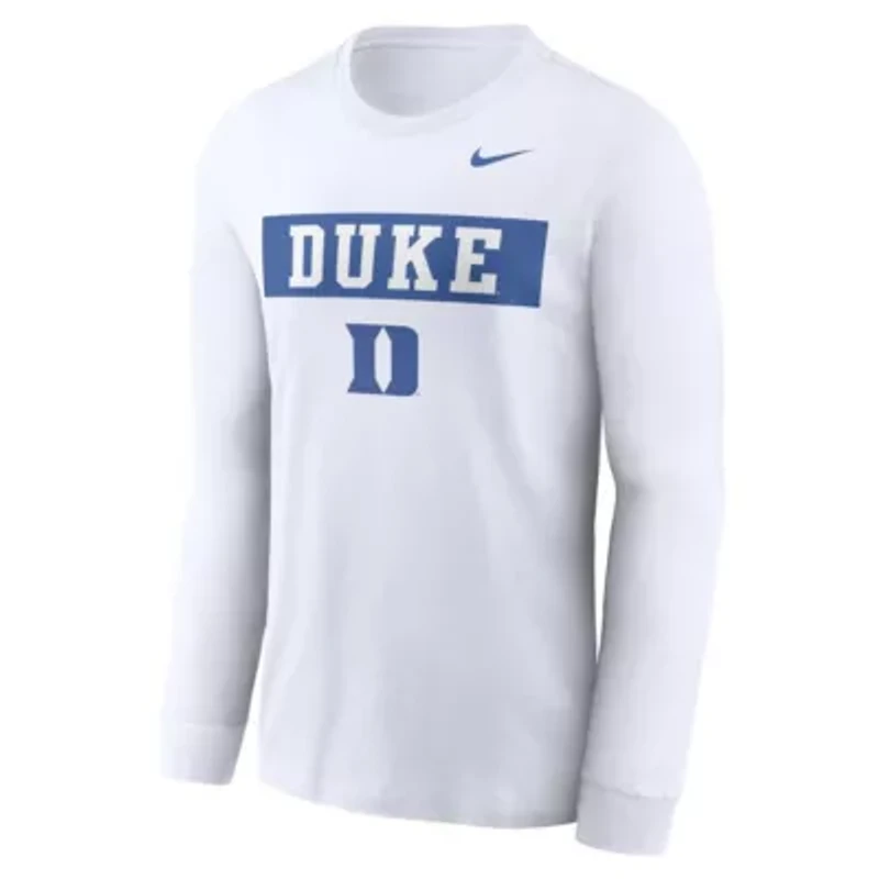 Duke Blue Devils NCAA Nike Two-Hit Classic Location Long Sleeve T-Shirt