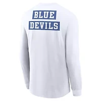 Duke Blue Devils NCAA Nike Two-Hit Classic Location Long Sleeve T-Shirt